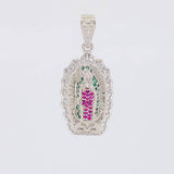 Dije Virgen Guadalupe 5.5g / 3.5cm Oro Blanco 18K