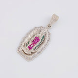 Dije Virgen Guadalupe 5.5g / 3.5cm Oro Blanco 18K