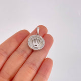Dije Corona 4.55g / 2.8cm Oro Blanco 18K