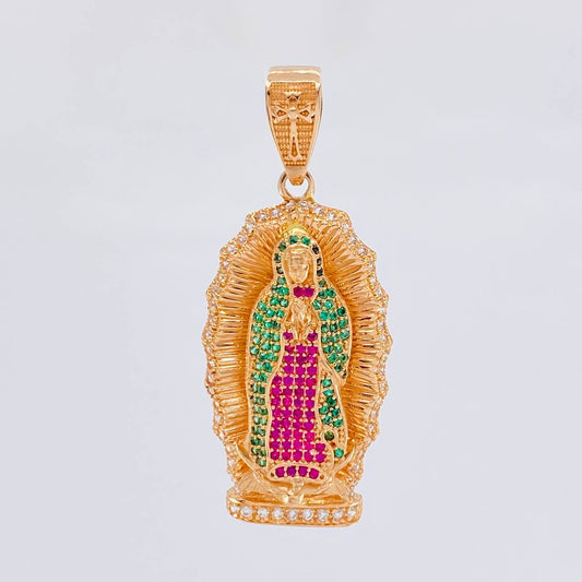 Dije Virgen Guadalupe 10.95g / 4.7cm Oro Rosa 18K