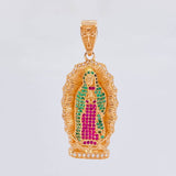 Dije Virgen Guadalupe 10.95g / 4.7cm Oro Rosa 18K