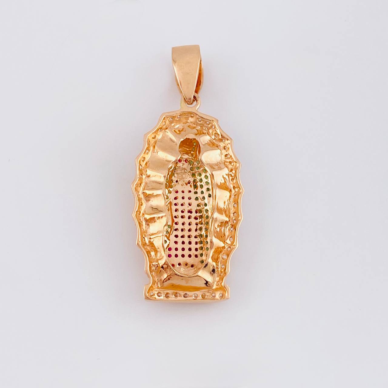 Dije Virgen Guadalupe 10.95g / 4.7cm Oro Rosa 18K