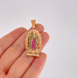 Dije Virgen Guadalupe 10.95g / 4.7cm Oro Rosa 18K