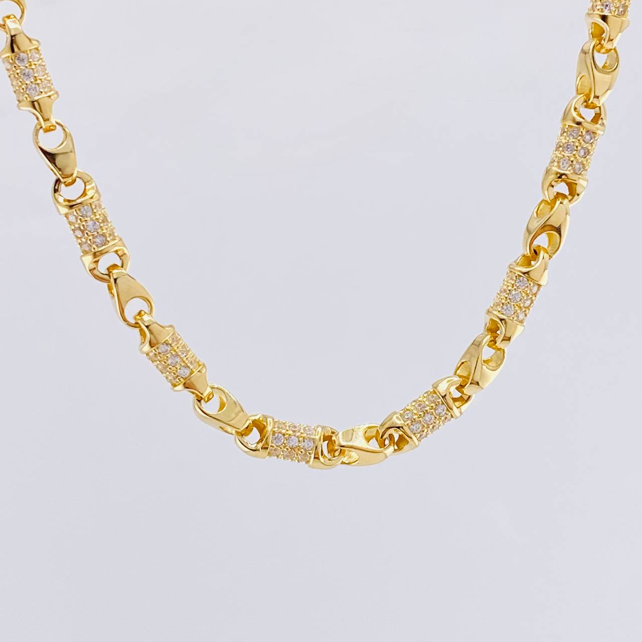 Cadena Rústica Barril 55.65g / 70cm / 4.6mm Oro Amarillo 18K