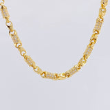 Cadena Rústica Barril 55.65g / 70cm / 4.6mm Oro Amarillo 18K