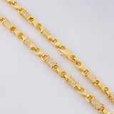 Cadena Rústica Barril 55.65g / 70cm / 4.6mm Oro Amarillo 18K
