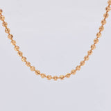 Cadena Militar Media Luna 13.75g / 50cm / 2.9mm Oro Rosa 18K