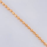 Cadena Militar Media Luna 13.75g / 50cm / 2.9mm Oro Rosa 18K
