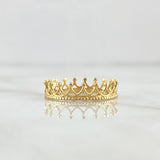 Anillo Corona 1.6gr / T6 3/4 / Oro Amarillo 18K ©