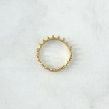 Anillo Corona 1.6gr / T6 3/4 / Oro Amarillo 18K ©