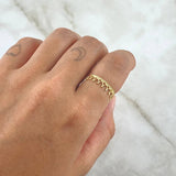 Anillo Corona 1.6gr / T6 3/4 / Oro Amarillo 18K ©