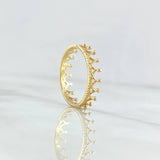 Anillo Corona 1.6gr / T6 3/4 / Oro Amarillo 18K ©