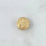 Herraje San Jose 0.55gr / 1.2cm / Tambor Oro Amarillo 18K