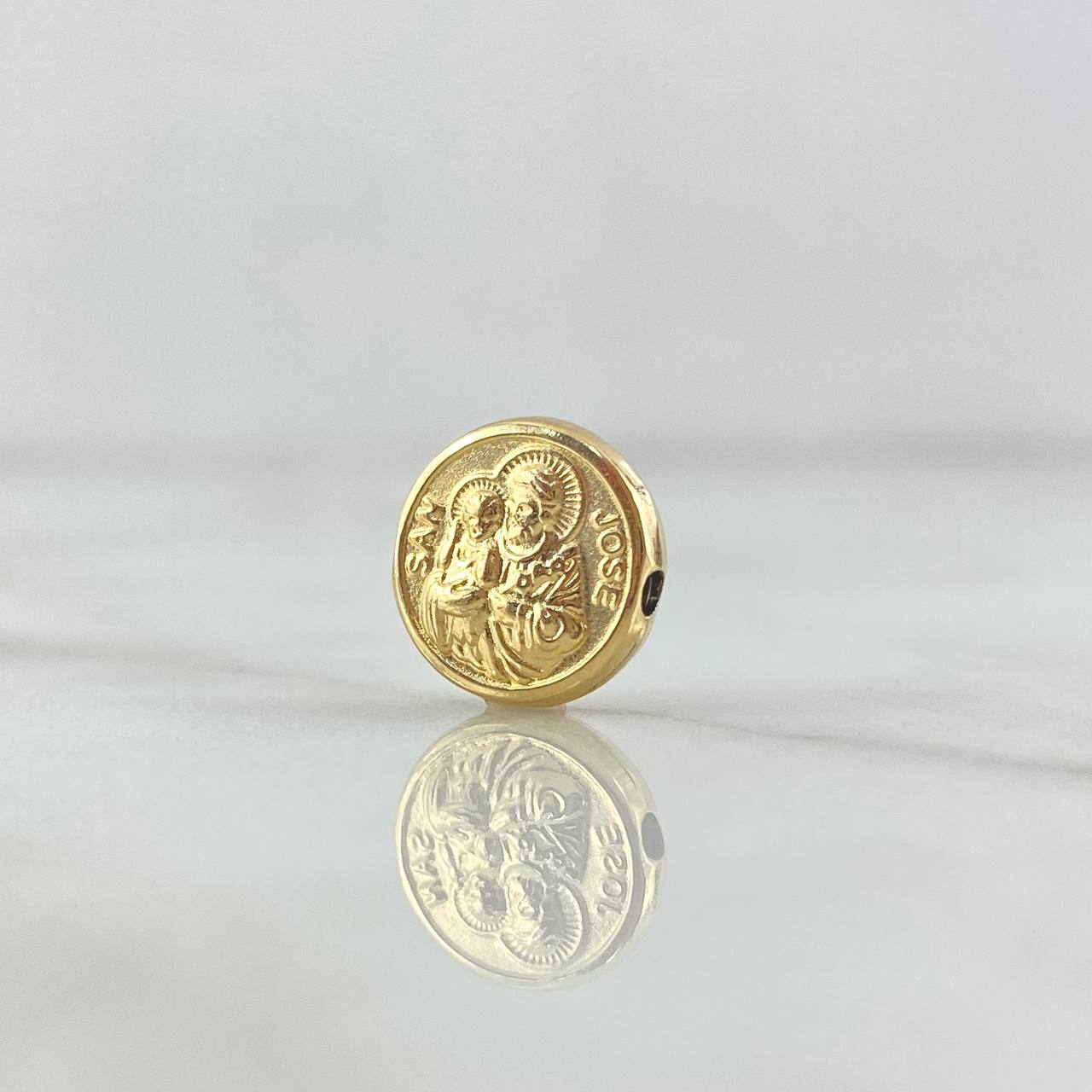 Herraje San Jose 0.55gr / 1.2cm / Tambor Oro Amarillo 18K