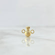 Herraje Bolsa De Dinero 0.3gr / 1.1cm / 8mm Mate Oro Amarillo 18K ©