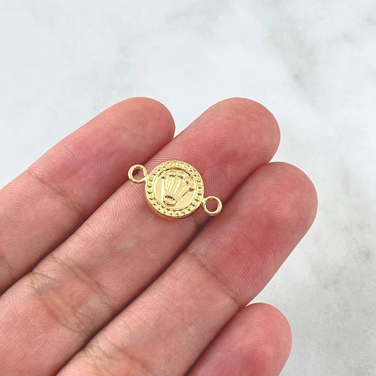 Herraje Corona 0.6gr / 1.7cm / Oro 18K