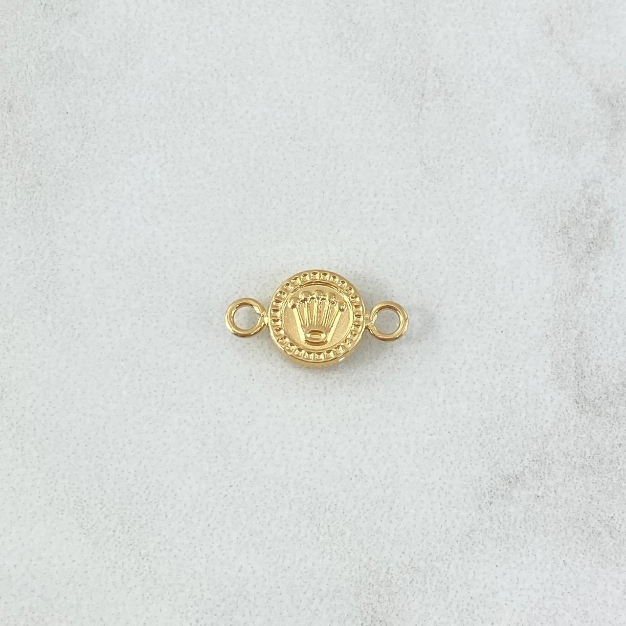 Herraje Corona 0.4gr / 1.4cm / Oro Amarillo 18K ©