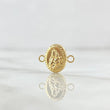 Herraje Virgen Del Carmen 0.45gr / 1cm / Troquelado Oro Amarillo 18K