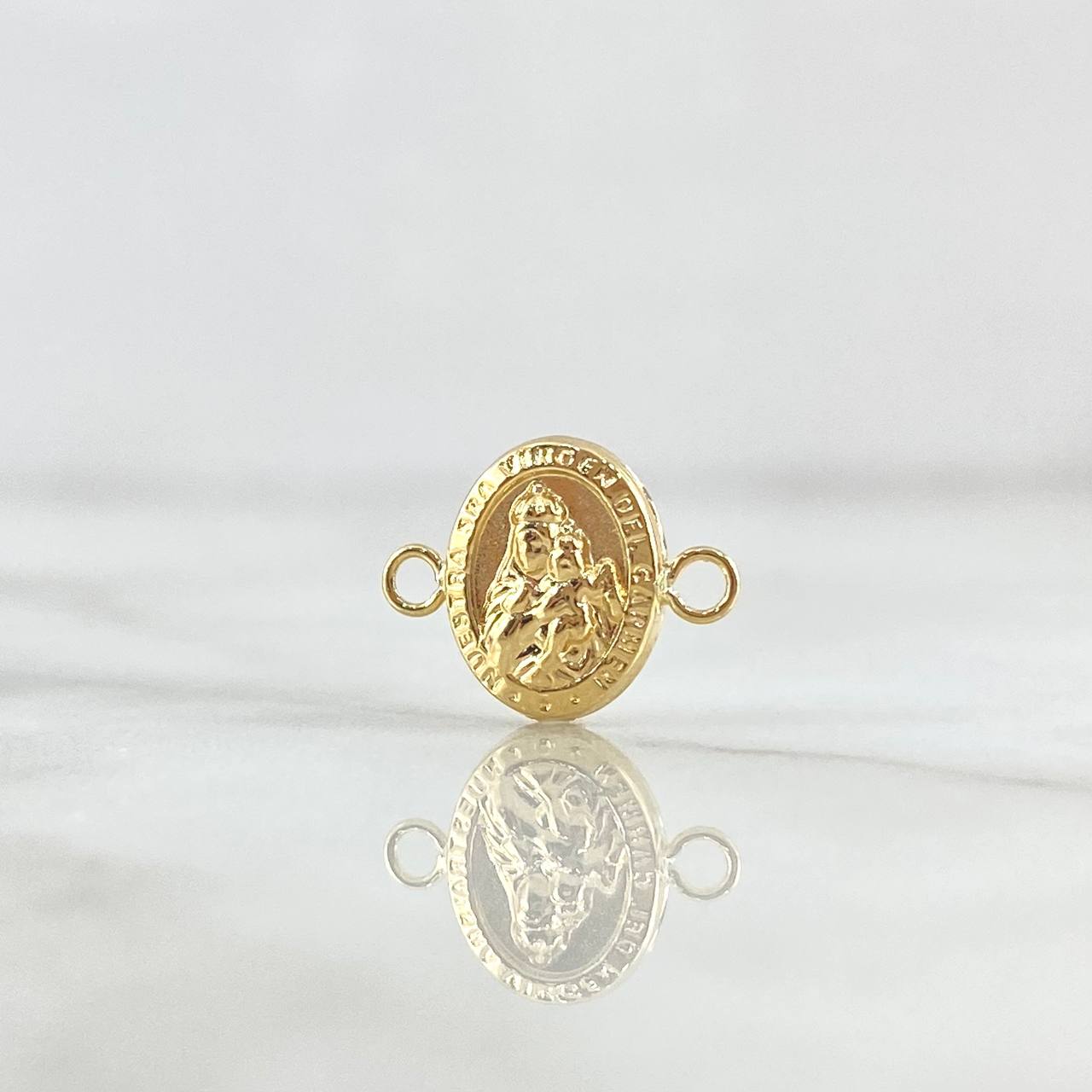Herraje Virgen Del Carmen 0.5gr / 1.5cm / Troquelado Oro Amarillo 18K *