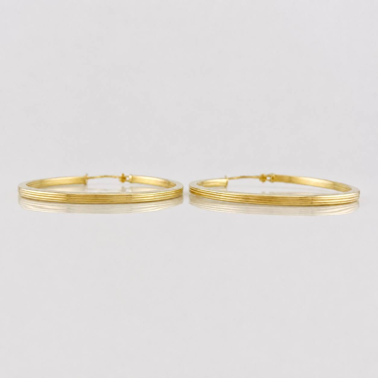 Candongas Miku 2.7g / 4cm Oro Amarillo 18K