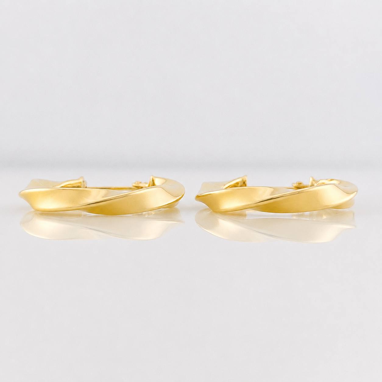 Candongas Asby 2g / 2.4cm Oro Amarillo 18K