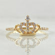 Anillo Corona 1.45gr / T6 / Oro 18K ©