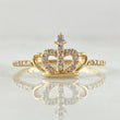 Anillo Corona 1.55gr / T6 3/4 / Oro Amarillo 18K ©