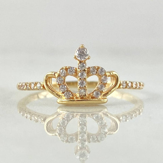 Anillo Corona 1.55gr / T6 3/4 / Oro Amarillo 18K ©