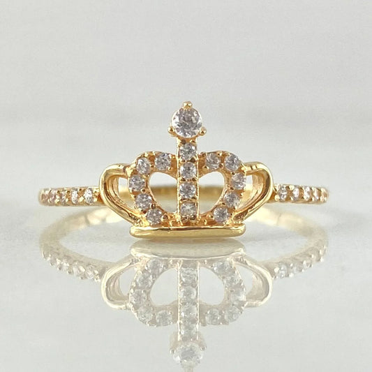 Anillo Corona 1.45 g / T6 3/4 Oro Amarillo 18K