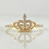 Anillo Corona 1.45 g / T6 3/4 Oro Amarillo 18K