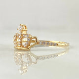 Anillo Corona 1.45gr / T6 1/2 / Oro 18K