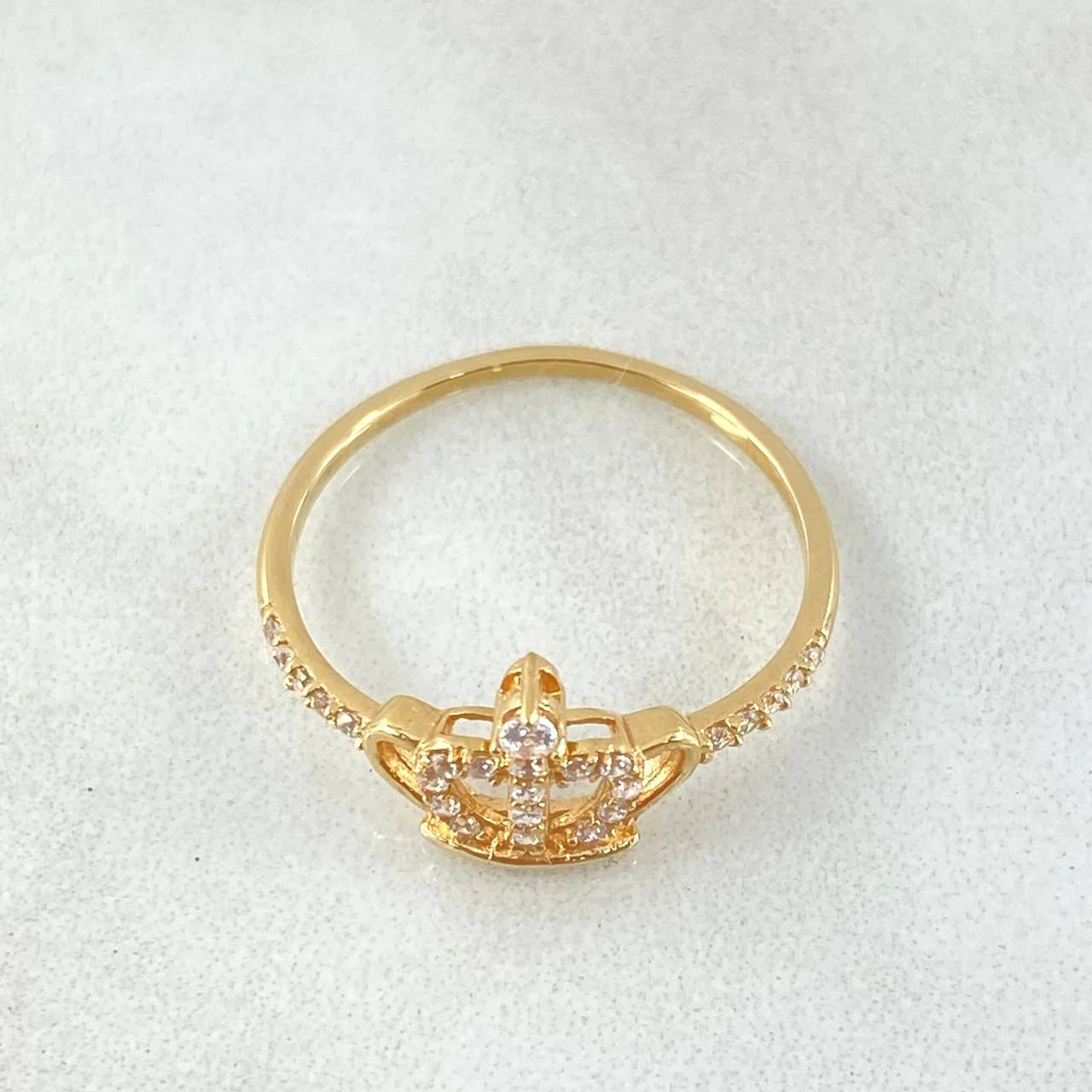 Anillo Corona 1.45 g / T6 3/4 Oro Amarillo 18K