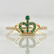 Anillo Corona 1.5gr / T7 1/4 / Oro 18K ©