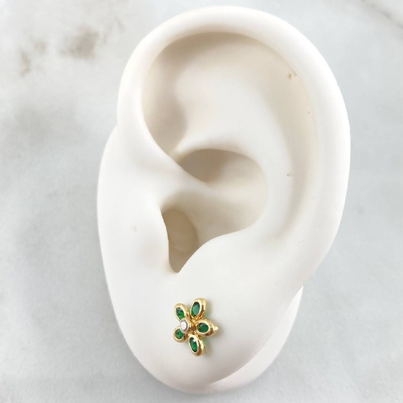 Topos Flor 0.75gr / Oro 18K ©