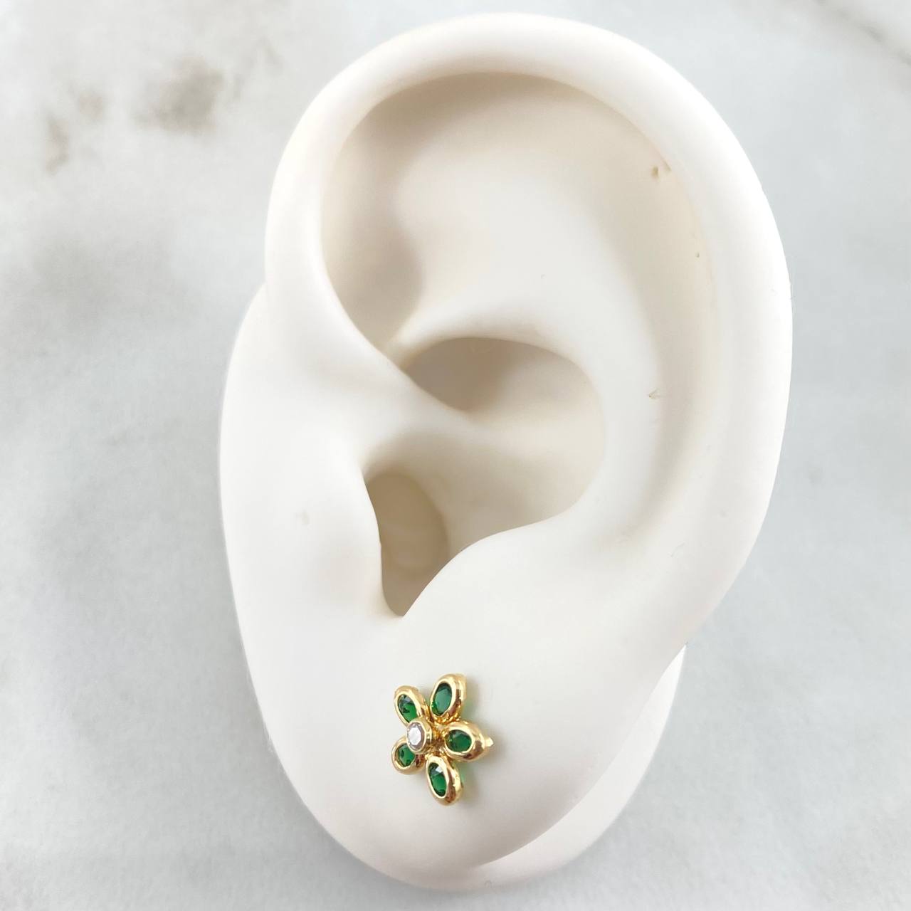 Topos Flor 0.75gr / Oro 18K ©