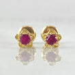 Topos Flor 0.9gr / Oro 18K
