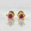 Topos Flor 0.9gr / Oro 18K *