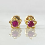 Topos Flor 0.9gr / Oro 18K *