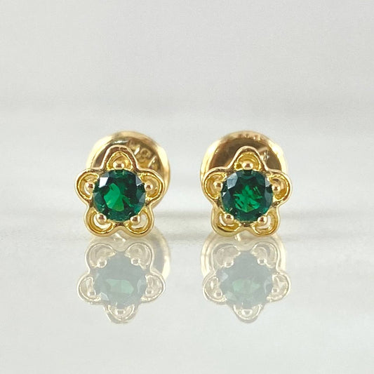 Topos Flor 0.85gr / Oro 18K