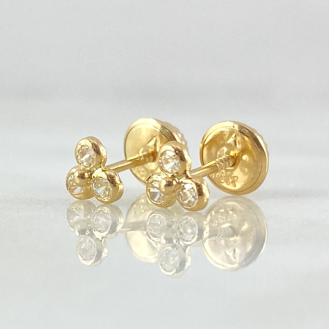 Topos Trío 0.55gr / Oro Amarillo 18K