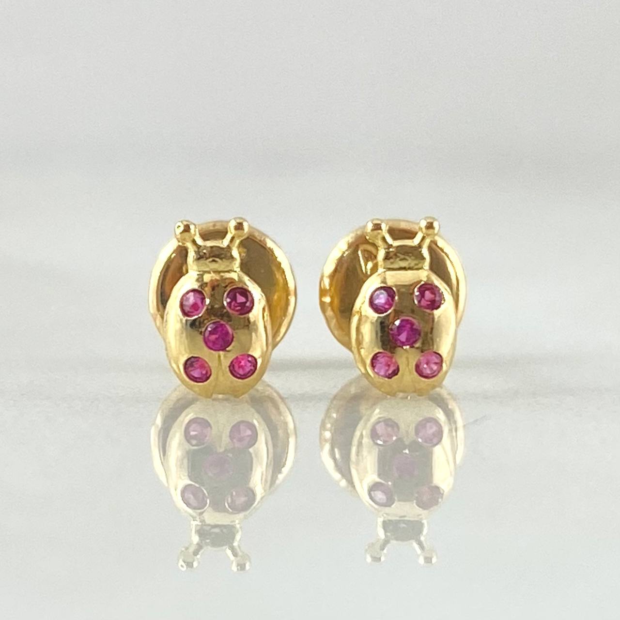 Topos Mariquita 0.65gr / Oro Amarillo 18K