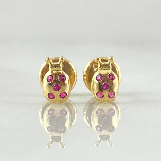 Topos Mariquita 0.65gr / Oro Amarillo 18K