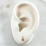 Topos Mariquita 0.65gr / Oro Amarillo 18K
