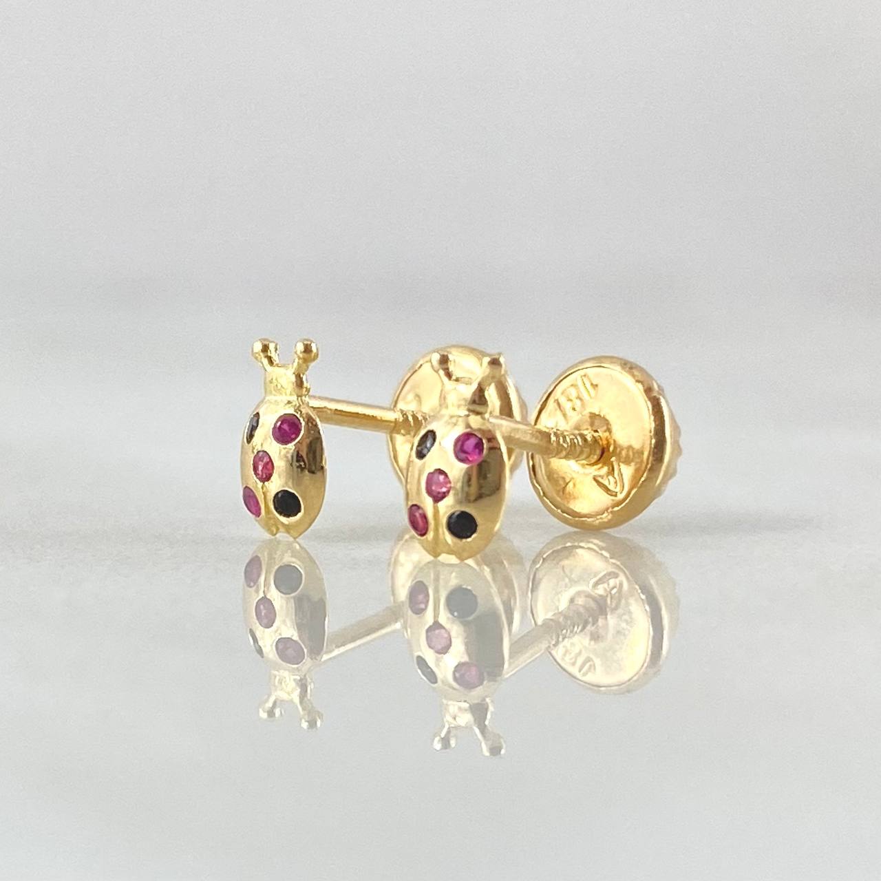 Topos Mariquita 0.65gr / Oro Amarillo 18K