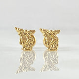 Topos Silueta San Miguel Arcangel 0.6gr / Oro Amarillo 18K *
