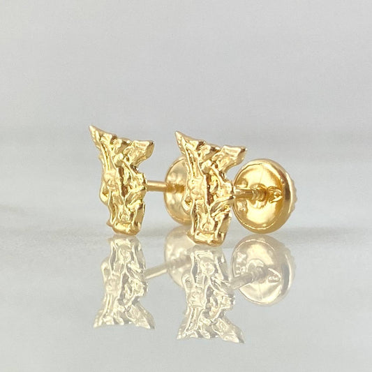 Topos Silueta San Miguel Arcangel 0.6gr / Oro Amarillo 18K *