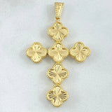 Dije Cruz Trebol 3.8gr / 4.9cm / Oro 18K ©