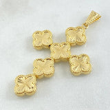 Dije Cruz Trebol 3.7gr / 4.9cm / Oro 18K