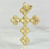 Dije Cruz Trebol 3.7gr / 4.9cm / Oro 18K