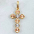Dije Cruz Trebol 2.4gr / 3.5cm / Oro 18K ©